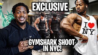 EXCLUSIVE Gymshark Shoot in NYC 🗽📍 [upl. by Bartolome]