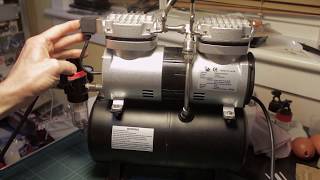 Airbrush Compressor Check  Non Return Valve Problem AS196 AS186 [upl. by Xet]