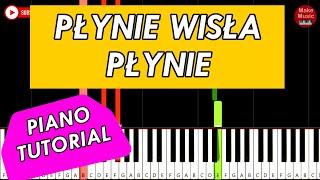 Płynie Wisła płynie 🎹 Piano Tutorial [upl. by Cone]