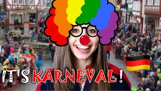 KARNEVAL IN GERMANY  People go crazy  Feli from Germany [upl. by Wappes]