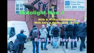 Rotolight Neo 2 Real Life Review With amp Without Softboxes With AAs amp DTap Battery Pack Sony a7Rii [upl. by Denison188]