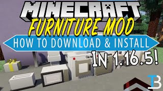 How To Download amp Install MrCrayFish’s Furniture Mod in Minecraft 1165 [upl. by Guendolen945]