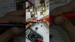 Capacitor testing with multimeter shorts short shortvideo shortsfeed shortsviral [upl. by Flessel]