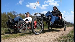 Radtour zur Kirschblüte 2019 in den Schwarzwald Liegerad Recumbent on Tour [upl. by Elyrehc]