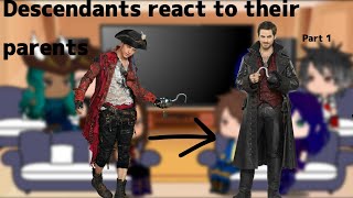 Descendants react to their parents  Part 1  OUAT  GCRV [upl. by Yornoc]