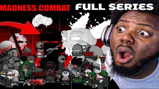 I REACTED TO ALL OF MADNESS COMBAT [upl. by Saval]