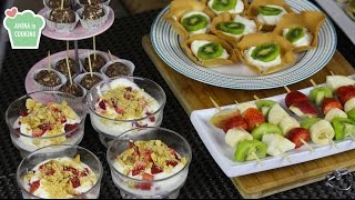 Dessert Finger Food Ideas  Episode 133  Amina is Cooking [upl. by Ettigirb]