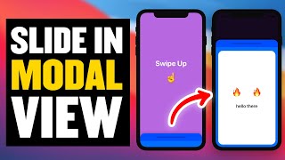 SwiftUI Modal Popup Easy way to Present a Modal View SwiftUI 20 Tutorial [upl. by Anirhtak]