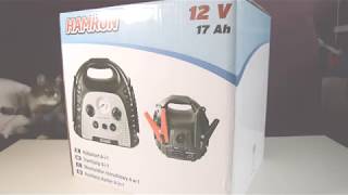 Hamron Jump Starter  test ratujemySAABine [upl. by Diego]