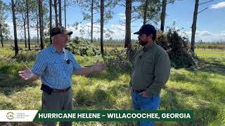 Hurricane Helene Impacts to Georgia Jerome and Jay Crosby Willacoochee Georgia [upl. by Thoer]