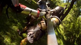 Pursuing the Knightly Arts GoPro experiment sword POV [upl. by Ainahpets]