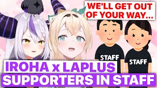 Iroha x Laplus Supporters In Staff Kazama Iroha  Hololive Eng Subs [upl. by Joleen]