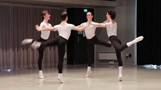 Cours de Danse classique Garçons 1  adage pirouettes sauts  Conservatoire de Paris ballet boys [upl. by Naujyt415]