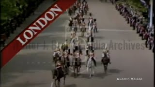 Marcus Sarjeant Fires Six Shots at Queen Elizabeth II at Trooping of the Colour June 14 1981 [upl. by Nakasuji]