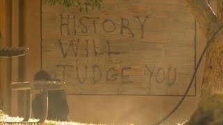 Antisemitic messages spray painted on CU Boulder Campus [upl. by Jegger78]