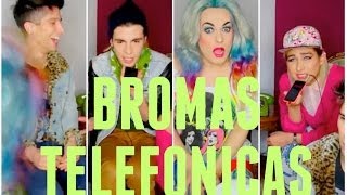 BROMAS TELEFÓNICAS ft La Prohibida D [upl. by Renruojos]