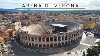 Arena Di Verona Italy 4k drone footage [upl. by Alleusnoc]