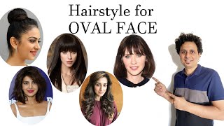 Hairstyle for Oval Face Girl अंडाकार चेहरे के लिए हेयर स्टाइल  Daily amp Party wear hair cut [upl. by Eddie]