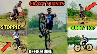 Crazy Cycle Ride 😍Offroading Gone WRONG 😰 Cycle Stunts Challenge 😱 mtbimran [upl. by Asirrac]