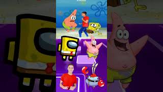 SpongeBob SquarePants ⚡ Patrick ⚡ Bro Hacker ⚡ Carbs ⏩ Coffin Dance 🪩 Tiles Hop [upl. by Asnerek]