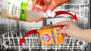 How to Clean Your Dishwasher with Baking Soda and Vinegar [upl. by Biel]