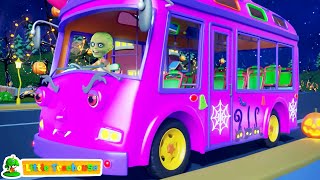 Halloween Wheels On The Bus  Spooky Bus Song For Babies  Nursery Rhymes and Children Song [upl. by Linsk]