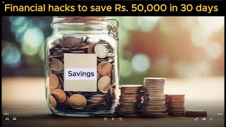 Surprising Ways To Save 50000 in Just 1 Month  Saving Money [upl. by Gussman]