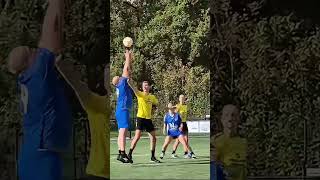 Wat een blok Of gewoon een slechte pass👇🧡 volleyball sportiv rugby sports soccer sportwagen [upl. by Sharlene177]