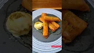 Tahini Halva Dessert Recipe  Tahini Helva Phyllo Rolls shorts shortsvideo [upl. by Citron509]