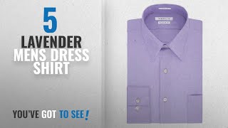 Top 10 Lavender Mens Dress Shirt  Winter 2018  Van Heusen Mens Poplin Regular Fit Solid Point [upl. by Nylekoorb968]