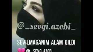 Jondan ortiq sevdim lekin sevilmaganim alam qildi 💔 [upl. by Towers732]