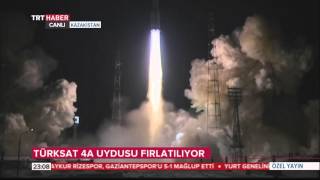 TÜRKSAT 4A UYDUSUNUN FIRLATILIŞ ÂNI [upl. by Harriott]