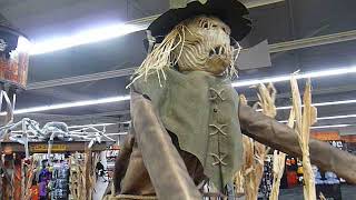 Spirit Halloween 2018 All New Looming Strawman Animatronic [upl. by Ernaldus]