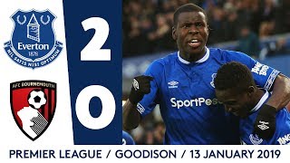 ZOUMA NETS THUMPING HEADER  EVERTON 20 BOURNEMOUTH [upl. by Eitsyrc978]