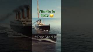 Titanic in 2022 vs in 1912 subscribe historicships history ship roadto10k titanic [upl. by Ahsinit]