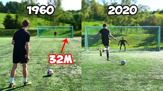 Penalty Kicks from 1960 to 2020  THE EVOLUTION OF FOOTBALL PENALTIES [upl. by Burtis79]