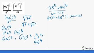 How to evaluate expressions having fractional indices  Form 2 maths [upl. by Lieno]