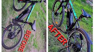 REBUILDING electric bike BEFORE vs AFTER [upl. by Aerdnat]