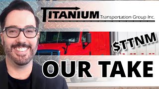 Shipping your Portfolio Returns  YSOT  Titanium Transportation Group TTNMTSX [upl. by Rainer343]