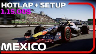 F1 23 MEXICO Hotlap  Setup 115005  13 th Worldwide Ranking 💪 [upl. by Robena]