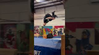 47 yr old practicing Arabian Flip happily lands one parkour flips fun usa veteran ogparkour [upl. by Tobe921]