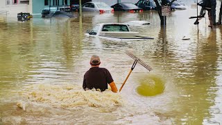 Storm Flood Cleanup Unclogging Streets and Saving the Day [upl. by Zeni]