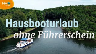 Ein Hausboot  2 Paare und eine unvergessliche Zeit in der Mecklenburgischen Seenplatte [upl. by Ocirne306]