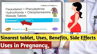 sinarest tablet uses in hindi  Uses in Pregnancy  Benefits side effects Dose [upl. by Jakob]