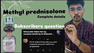 Methylprednisolone complete details in Telugu by Dr Mukesh health viralvideo [upl. by Koby]