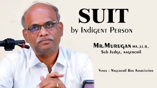 civiljudgeexam2023  Suit by Indigent Person class by MrMurugan Sub Judge Nagercoil [upl. by Tecla442]