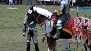 Knights Jousting At Hoggtown Medieval Faire Pt 3 [upl. by Albur265]