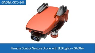 Remote Control Gesture Drone with LED Lights – GAOTek [upl. by Luapleahcim]