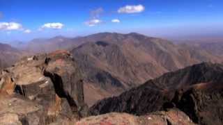 Ascension du Toubkal couloir Est Etape 5  Haut Atlas  Maroc [upl. by Hillari]