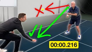 Cut your Tennis reaction time IN HALF [upl. by Russian]